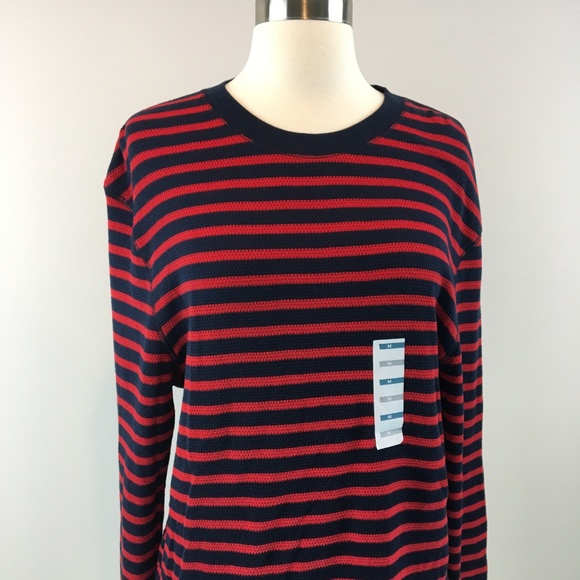 NWT Old Navy Long Sleeve Striped Top Medium M - Picture 8 of 8